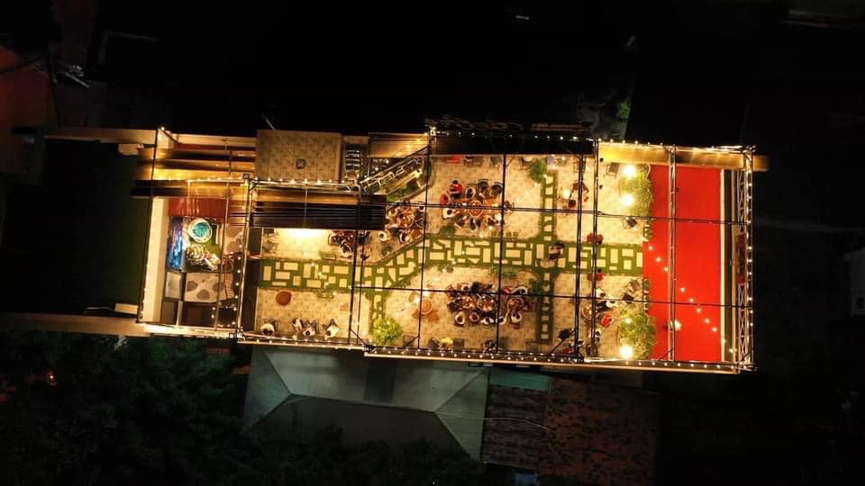 Chiếu sáng kiến trúc BM Tower ban đêm